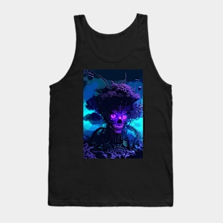 The Cyber-Tree Monster In The Dark Tank Top